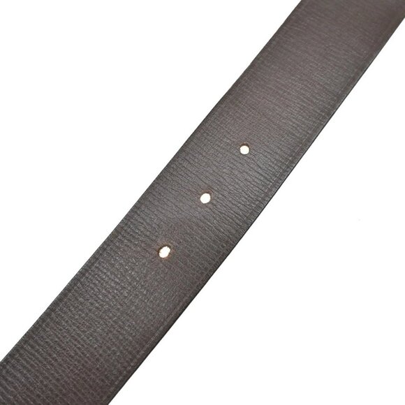 LOUIS VUITTON Logo Ceinture Utah Belt 110/44 Leather Brown GHW M6811W 30KB418 main image 7